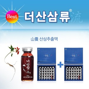 더산삼류 76병[30병x2세트+추가16병] 야생산양 산삼추출액 더산삼 500만병 판매기념 빅세일 부모님선물 활력 활기 기력 [원산지: 국산(강원도)], 2박스, 600g