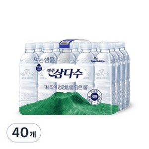 제주삼다수, 500ml, 40개