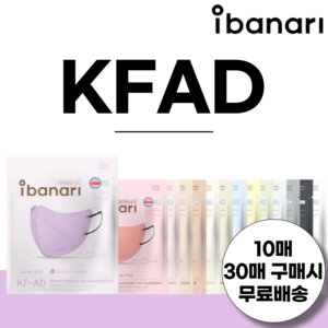 아이바나리 KF-AD 새부리형 마스크 10매 김태희 마스크 대형 특대형 국내생산, 10개입, 10개, 소프트그레이 (연한회색)