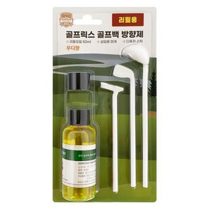 토탈하우스 탑독 골프릭스 골프백 방향제 (리필) 50ml 차량용 디퓨저 (향 3종 1선택), 우디-0069, 1개