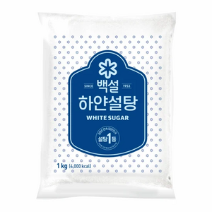 백설 하얀설탕, 1kg, 1개