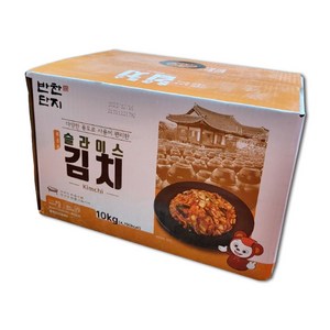 반찬단지 반찬단지 슬라이스김치 10kg (+아이스박스), 1개