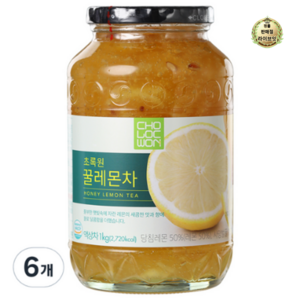 초록원 꿀레몬차, 1kg, 1개입, 6개