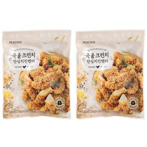 피코크 곡물 크런치 치킨텐더 500g 냉동, 2개