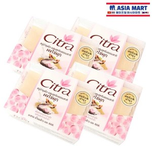 태국 Cita 펄 파우더 비누 110g X4개 / PEARL POWDER, 1개