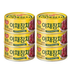 동원 야채참치, 90g, 6개