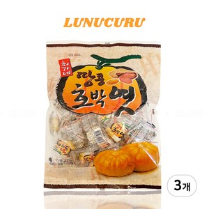 최가네 식품 땅콩호박엿 (약 42알) / 땅콩과 국산 호박의 완벽한 조합, 300g, 3개