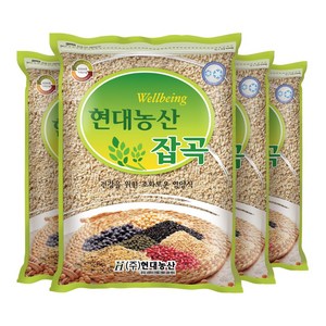 현대농산 국산 할맥 4kg (1kgx4봉), 4개