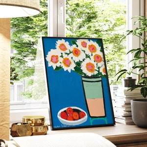 나만의 미술관 현대미술 힐링 플랜테리어 꽃그림 인테리어 캔버스 액자 9종, 05.Sofia