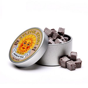 자일리톨스톤 사탕 카카오, 70g, 1개