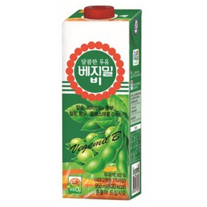 베지밀 달콤한 두유 비, 950ml, 12개