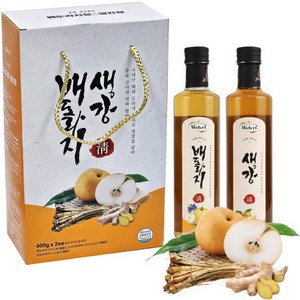 [홈히어로] 국산 배도라지 생강청 (600g x 2p), 1세트, 610g