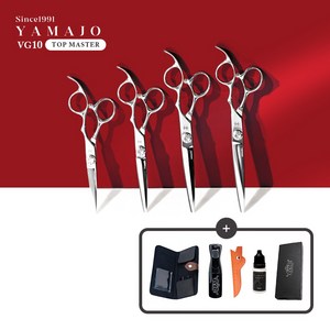 야마조 미용가위 VG10 베어링 마스터웨이 블런트 4종 택일, 1개, 6.5인치