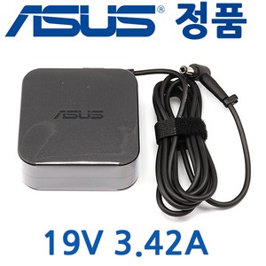 ASUS 신모델 정품 19V 3.42A 65W 정사각형 노트북 외경 5.5mm 아답타, 신모델 asus 19v 3.42a, 1개