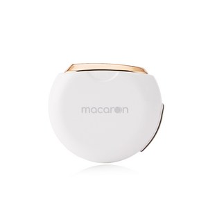 [파이산업] 마카롱 매직아이 온열 아이마사지 리프팅 눈 피로회복 2in1 피부관리 LED, 화이트