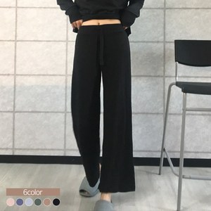YUM 여름와이드팬츠 F_6color 면스판바지 레이온촤르르