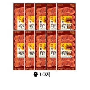 백설 (냉장)[백설]숯불갈비후랑크 후랑크소시지, 10개, 120g