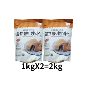 곰표 붕어빵 믹스, 6개, 1kg