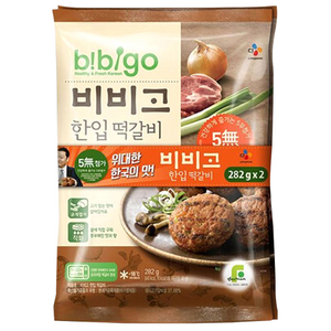 비비고 한입떡갈비, 282g, 2개