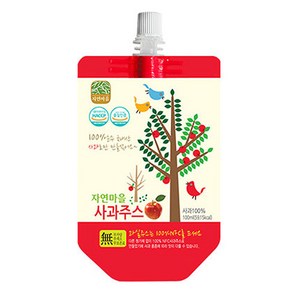 자연마을 NFC 100% 사과주스 사과즙, 100ml, 60개