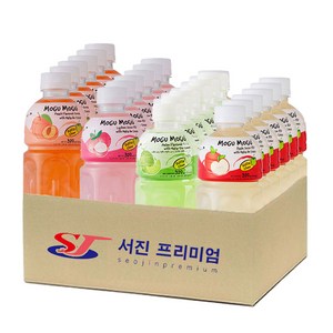 이젠서진 모구모구 4종혼합(복숭아+리치+멜론+사과) 320mlx24개, 24개, 320ml