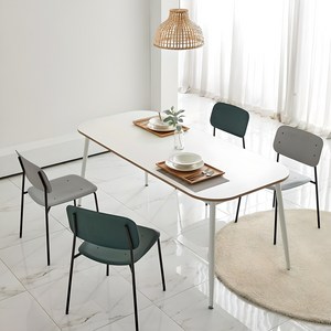 더메종 화이트 식탁 1500 테이블, 4인용