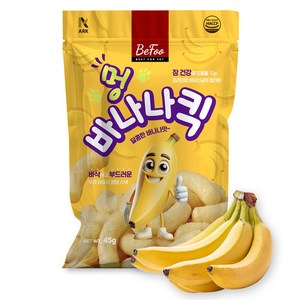 베푸 멍 바나나킥 강아지간식, 1개, 45g, 바나나맛