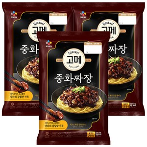 CJ 고메 중화짜장 760g, 3개