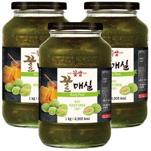 꽃샘 꿀 매실차 골드, 1kg, 1개입, 3개