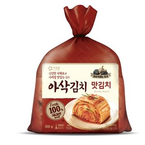 아워홈 국산 손수 담은 아삭 맛김치, 900g, 3개