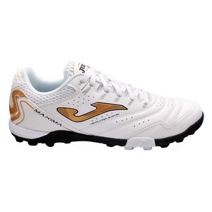 Joma Maxima 성인용 잔디 축구화 화이트/브론즈, 8, 1개