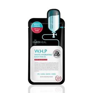 메디힐 WHP 미백수분 블랙 마스크팩 EX 1BOX (10ea), 1개입, 2개