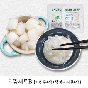 으뜸 프리미엄 세트B_치킨무100g(4팩)+생양파피클100g(4팩), 1개