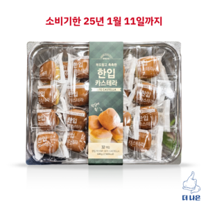 트레이더스 부드럽고 촉촉한 한입카스테라 640g, 20g, 32개