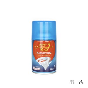 페스트세븐 케이오 제트파워 원터치 에어졸 바퀴벌레 살충제, 1개, 200ml