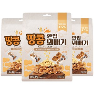 한입 땅콩 꽈배기, 520g, 3개