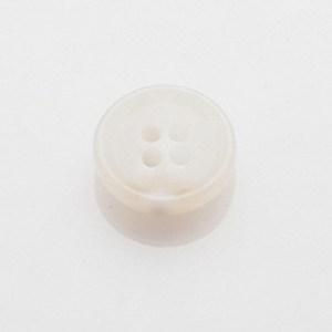 HR빅버튼 잡스무광 단추 18mm, 화이트, 12개