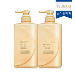 츠바키 프리미엄 볼륨 & 리페어 컨디셔너 플로럴 프루티향, 490ml, 2개