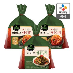 시원 아삭한 비비고 포기김치 10kg＋열무김치 900g, 1세트