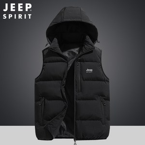 JEEP SPIRIT 지프 남녀공용 캐주얼 베스트 후드 탈부착 패딩조끼 2981+사은품