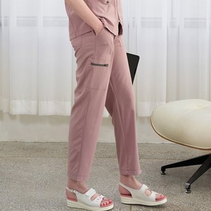 여성 간호복 허리밴딩 지퍼포켓 스크럽복 하의 (3color)