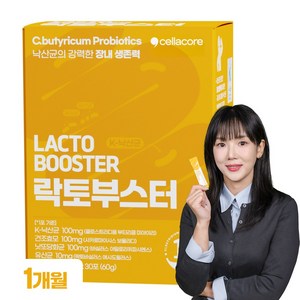 [개그우먼 홍예슬 PICK] 락토부스터 낙산균 30포, 60g, 1박스
