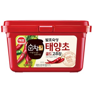 해표 순창궁 발효숙성 태양초골드 고추장 1kg맛있는고추장1000g, 1kg, 1개