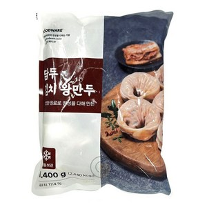 푸드웨이 담두 김치 왕만두 1 400g 2개, 1.4kg