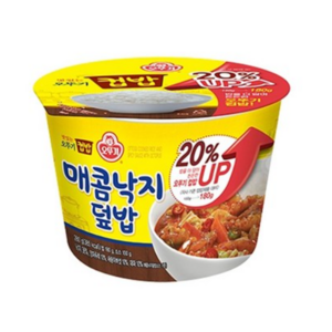 오뚜기 맛있는 컵밥 매콤낙지덮밥, 280g, 3개