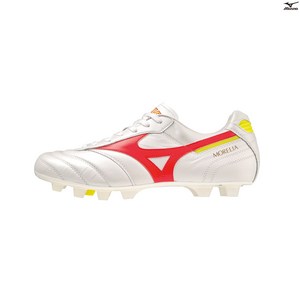 [국내배송] 미즈노 MORELIA II JAPAN 화이트/피랄코랄2/볼트2(네온) 경량성 내구성 축구화