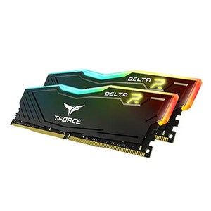 TeamGoup TFoce DDR4-3600 CL18 Delta RGB 패키지 가넷 램 32GB 데스크탑용, 1개