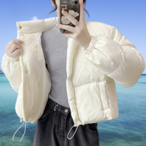 모던페이보릿 루즈핏 데일리 크롭 숏 패딩