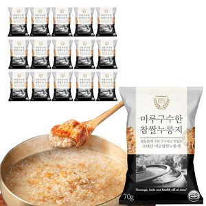 미루구수한 찹쌀 누룽지 70g 15개 국산100% 15인분