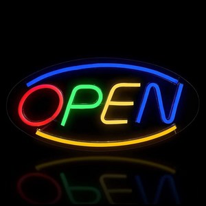 HK.sell 업소용 오픈영업중 간판 OPEN 네온사인